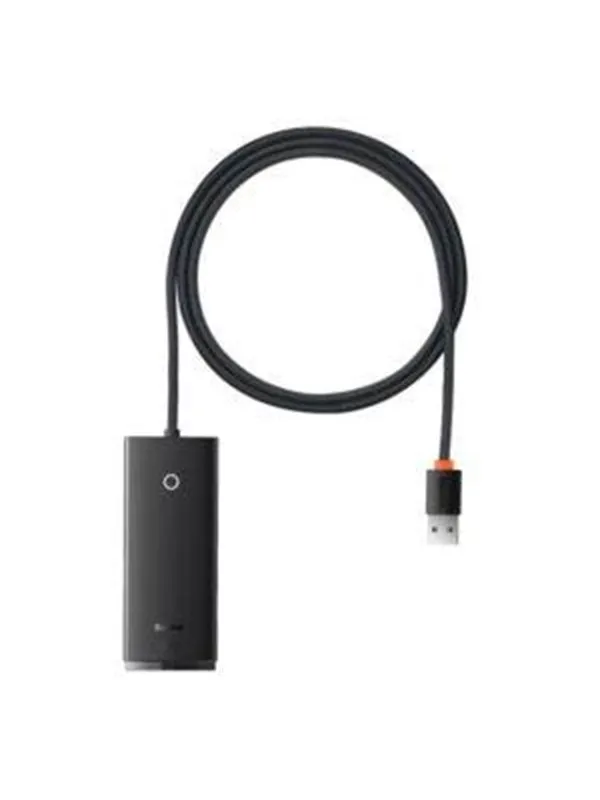 Baseus Lite Series USB do 4x USB 3.0 2m (black) USB-hub - USB 3.0 - 4 porter - Svart