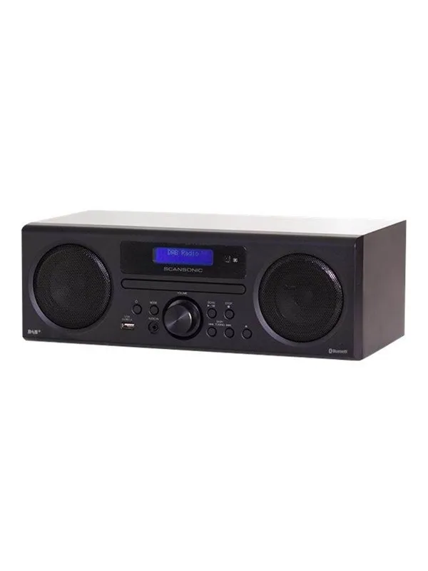 Scansonic DA310 DAB+ m. CD &Bluetooth - DAB/DAB+/FM - Black