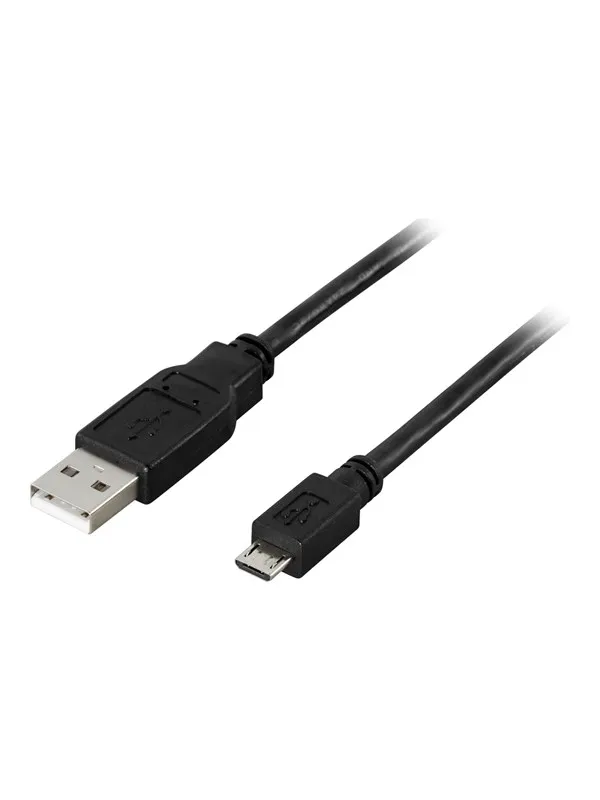 Deltaco USB-299S - USB cable - USB to Micro-USB Type B - 25 cm