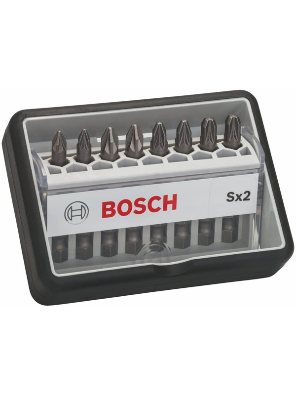 Bosch Bit set SX2 PZ1/2/3 XH 49 mm 8 pcs.