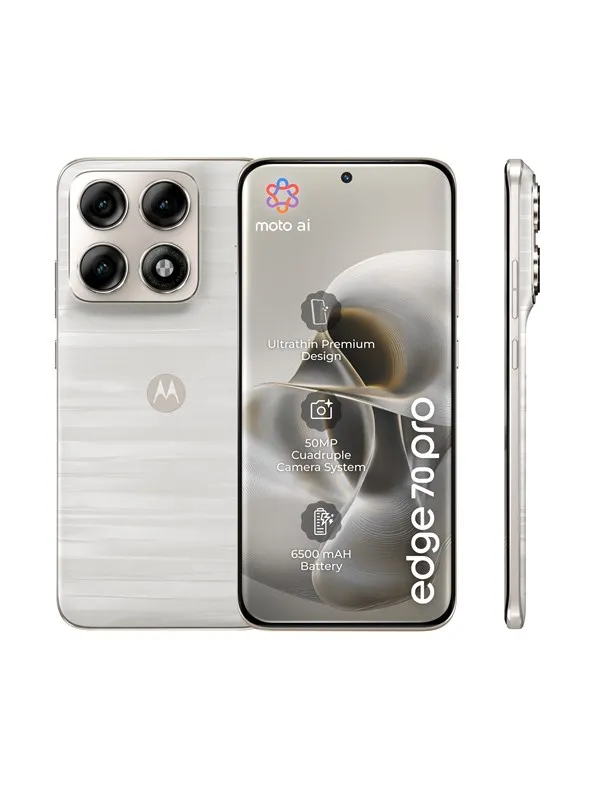 Motorola edge 70 pro 512GB/12GB - PANTONE Lily White