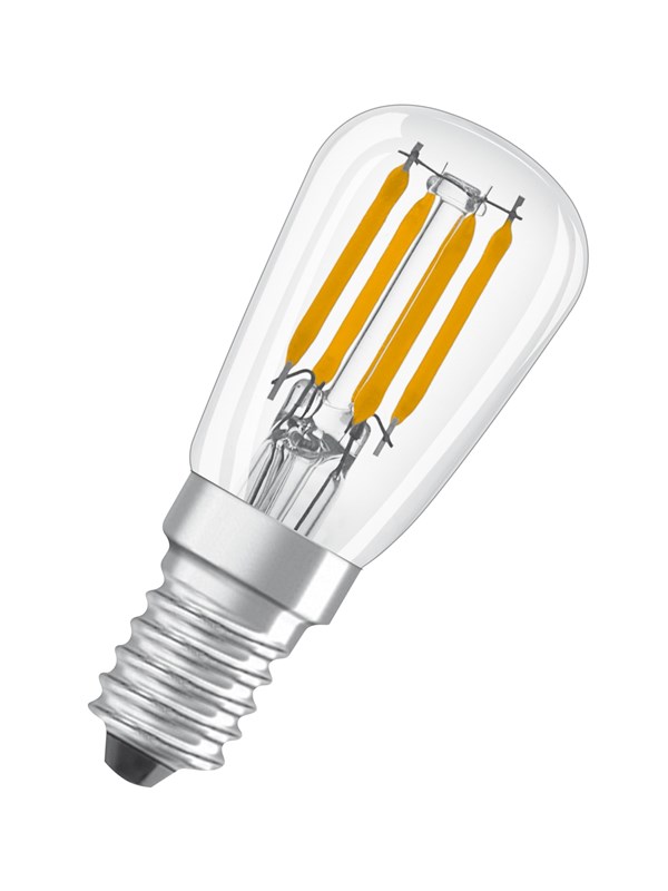 Osram LED-lyspære T26 2.8W/827 (25W) filament clear E14