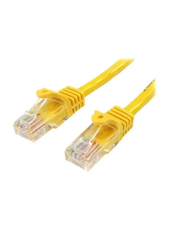 StarTech.com 5m Yellow Cat5e / Cat 5 Snagless Ethernet Patch Cable 5 m - network cable - 5 m - yellow - Gul - 5m