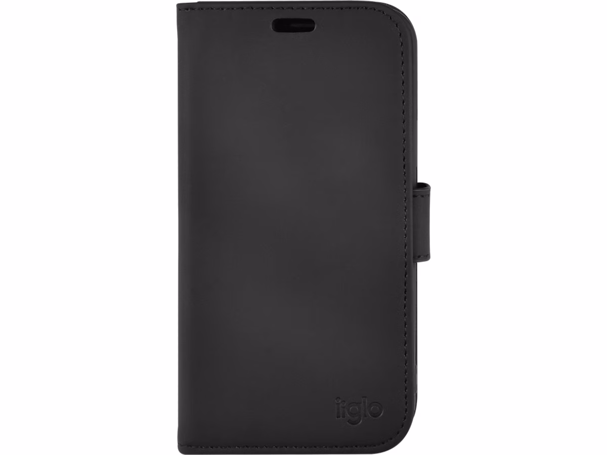iiglo iPhone 12 / 12 Pro Lommebokdeksel (sort)