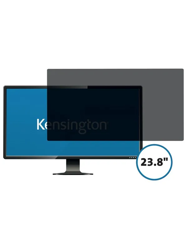 Kensington 23,8" bred (16:9) 2-veis Avtagbart Skjermfilter
