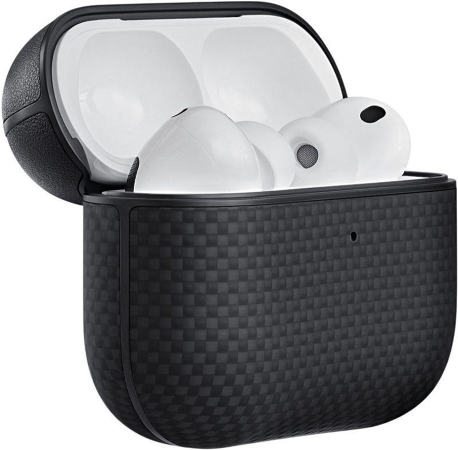 PITAKA Aramid Fiber Magnetic Case - Black/Grey - AirPods Pro 3