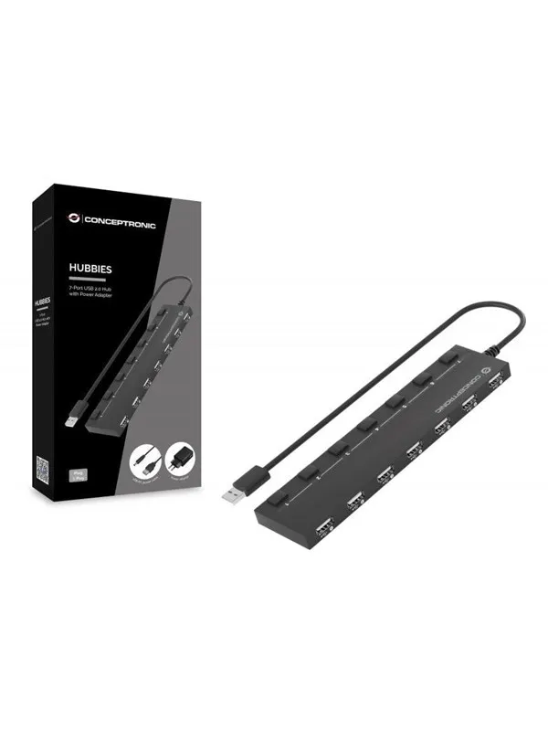 Conceptronic HUBBIES08BP - hub USB-hub