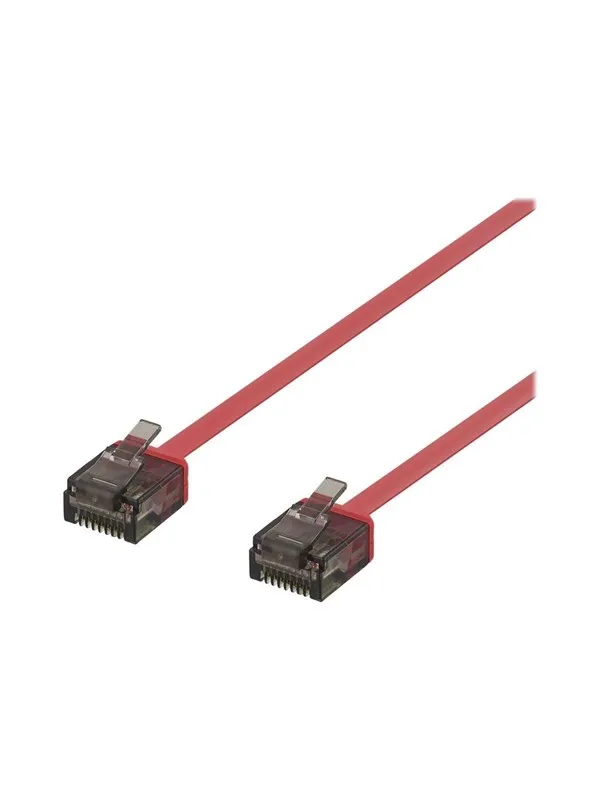 Deltaco patch cable - 2 m - red - Rød - 2m