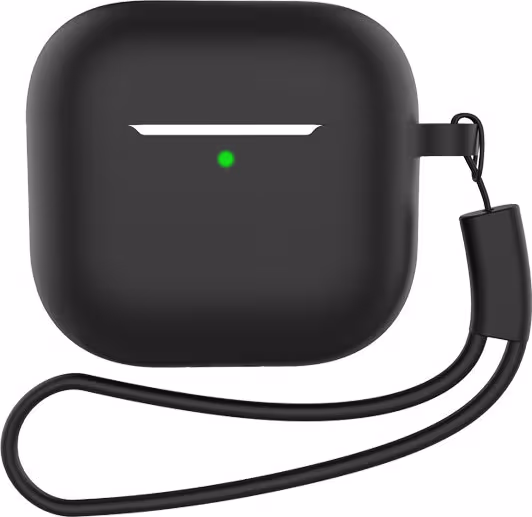 AirPods-etui med nøkkelring og tilbehør Sort Airpods Pro 2