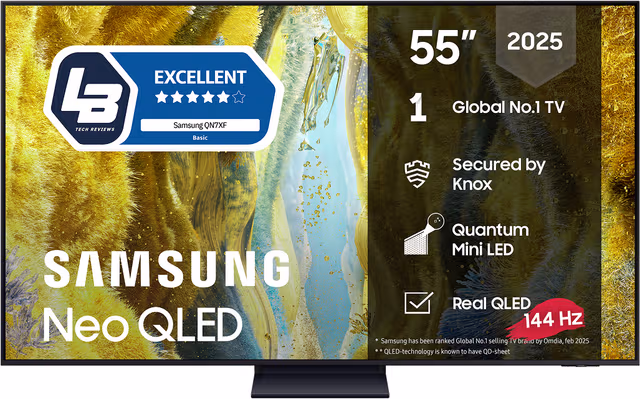 Samsung 55” QN77F Neo QLED 4K Edge MiniLED Smart TV (2025)
