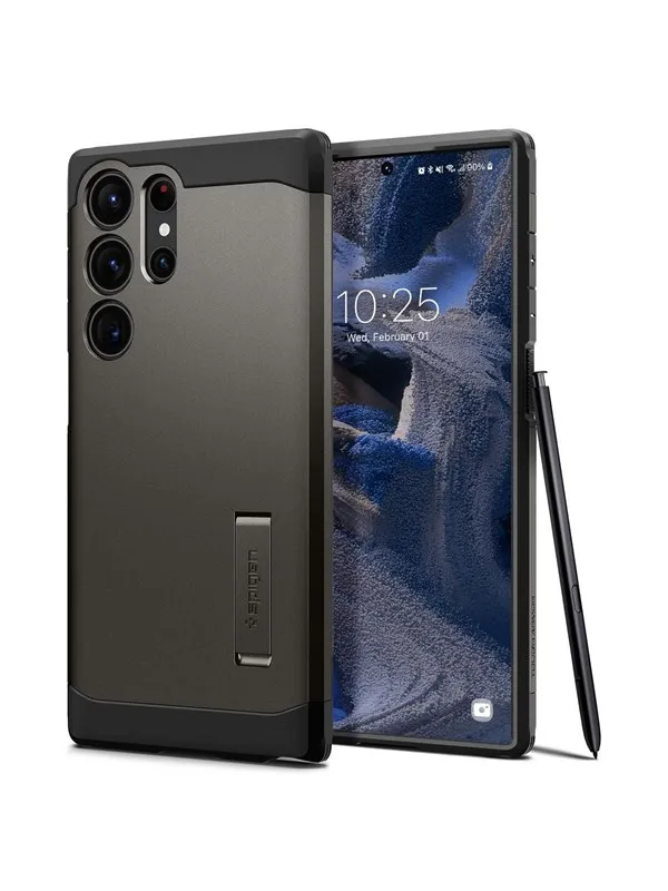 Spigen Tough Armor - gunmetal - Samsung Galaxy S23 Ultra