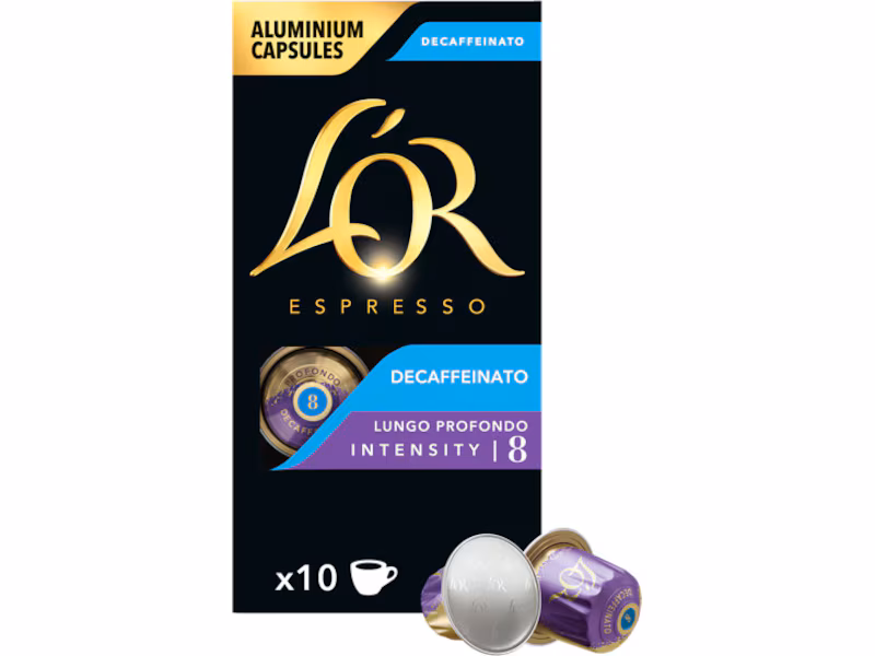 L'OR Lungo Decaf, 10-pakning