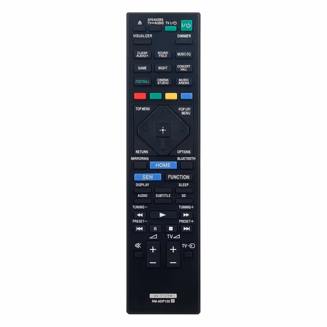 Fjernkontrollerstatning for RM-ADP120 for Sony hjemmekinospiller