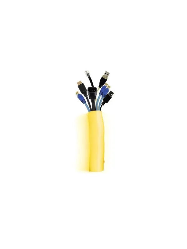 Multibrackets M Universal Cable Sock Self Wrapping 40mm Yellow 25m