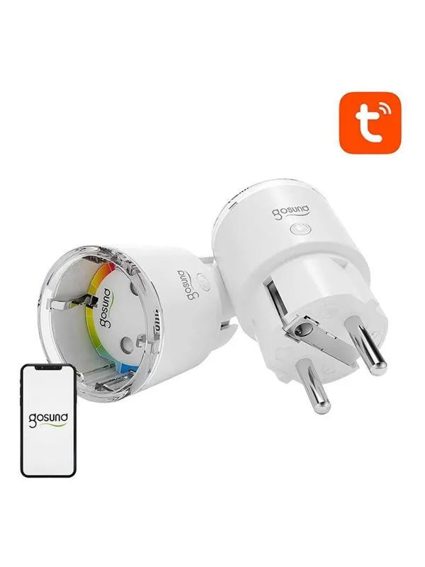 Gosund EP2 WiFi Smart Socket 2 Pieces (Two-Pack) 10A Tuya