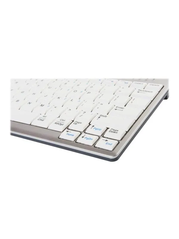 Bakker Elkhuizen UltraBoard 950 - keyboard - Nordic - Tastatur - Nordisk - Sølv