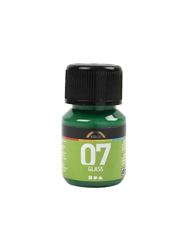 Creativ Company Permanent Glass Paint - Brilliant Green 30ml
