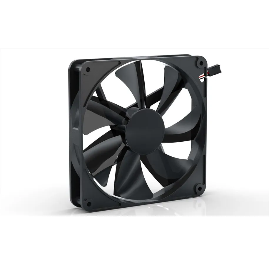 Blacknoise BlackSilent Pro PK-2 - Kabinettvifte - 140mm - Svart - 22 dBA