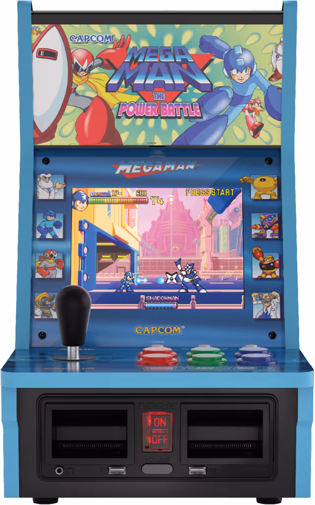 Evercade Arcade Alpha Mega Man Edition arkademaskin