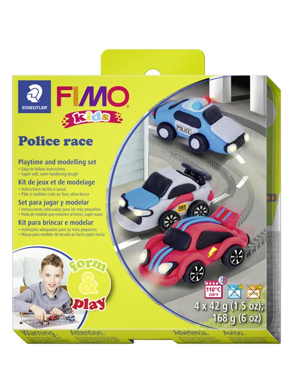 Staedtler Set Mod.clay FIMO kids F&P P. Race