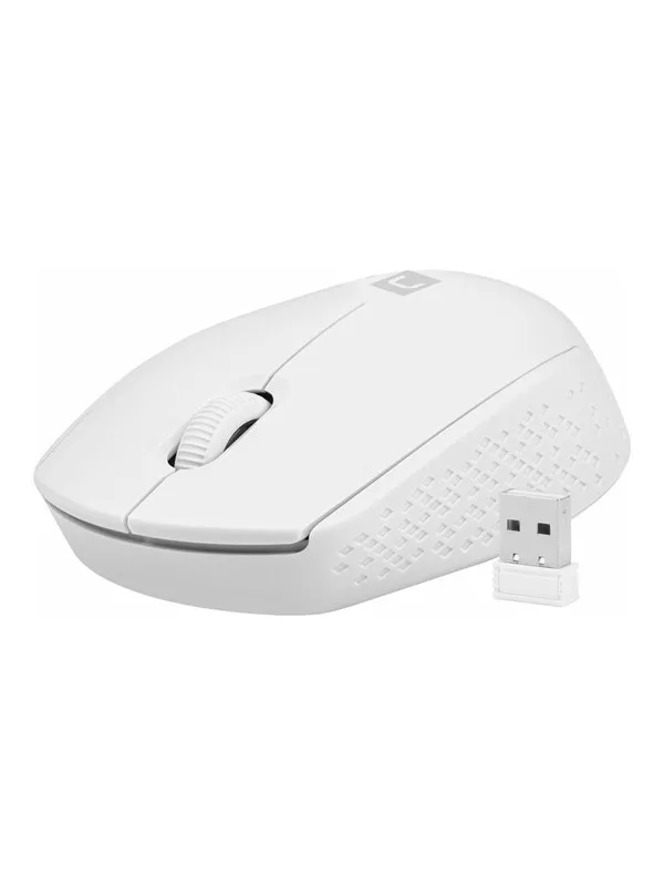 Natec STORK - mouse - 2.4 GHz - white - Mus - Optisk - 3 knapper - Hvit