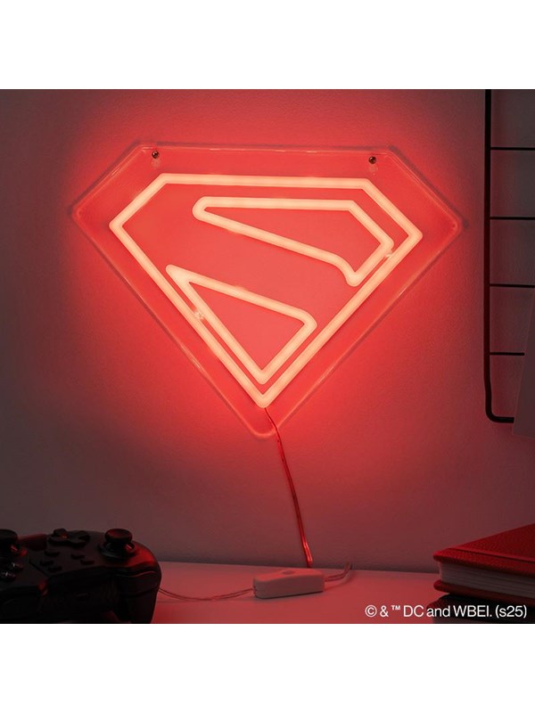 Paladone - Superman Wall Mountable LED Neon Light - Lampe