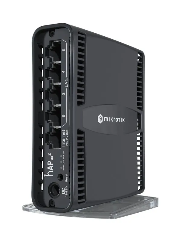 MikroTik hAP ax² - wireless router - Wi-Fi 6 - desktop wall-mountable - Wireless router Wi-Fi 6