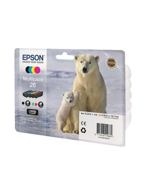 Epson 26 Ink Cartridge Multi - CMYK - Blekkpatron Cyan