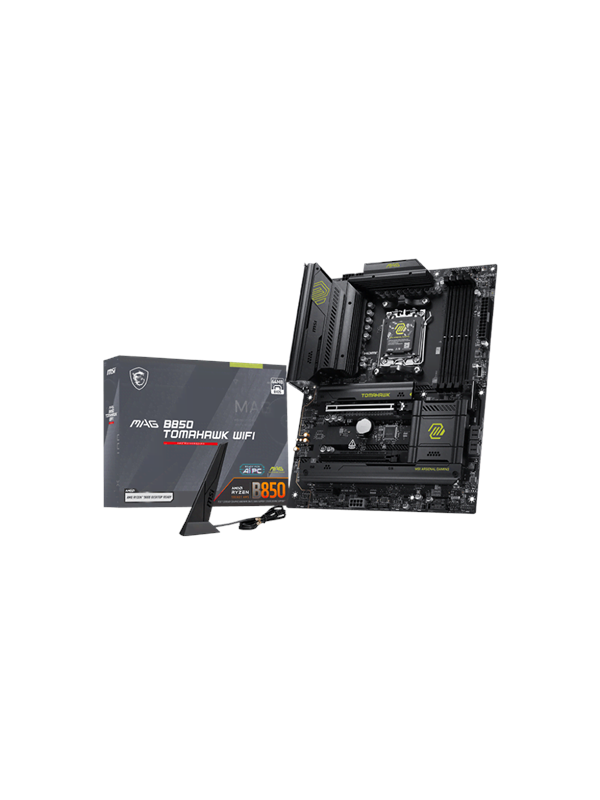 MSI MAG B850 TOMAHAWK WIFI Hovedkort - AMD B850 - AMD AM5 socket - DDR5 RAM - ATX