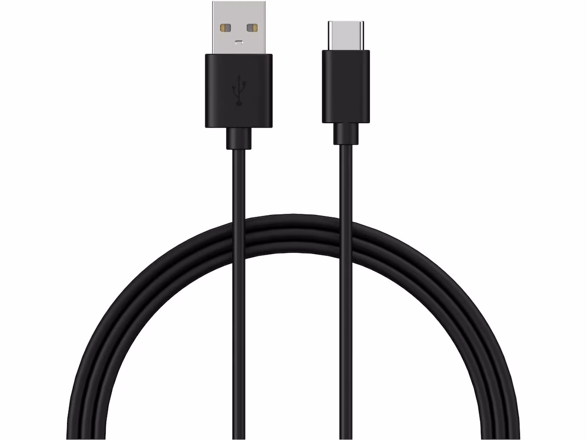 Andersson USB-A til USB-C kabel 1m (sort)