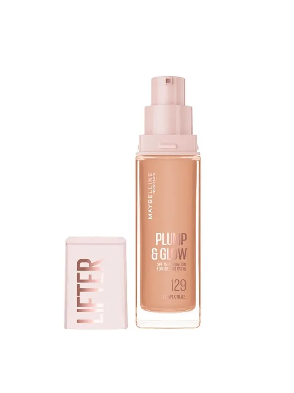 L'Oréal Paris New York 30ml.- Lifter Plump & Glow Foundation 129