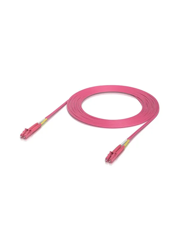 Ubiquiti UniFi OM4 Duplex LC UPC Fiber Patch Cable 3m (50-Pack) - Rosa - 3m