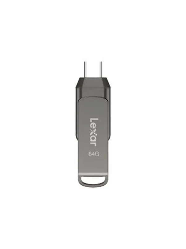 Lexar JumpDrive Dual Drive D400 - 64GB - Minnepenn