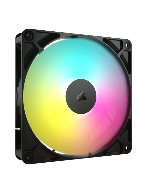 Corsair RS140 ARGB - Kabinettvifte - 140mm - Svart med RGB LED-lys - 36 dBA