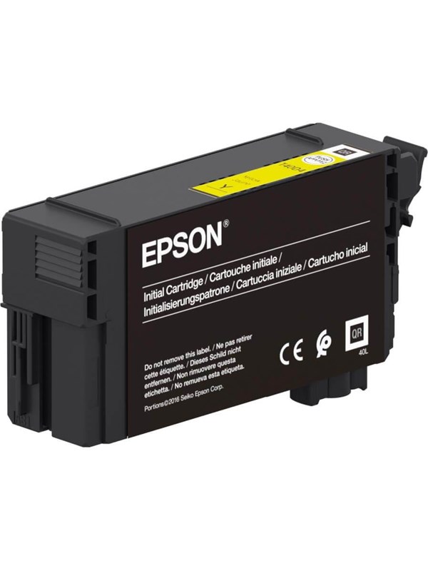 Epson T40C440 - yellow - original - ink cartridge