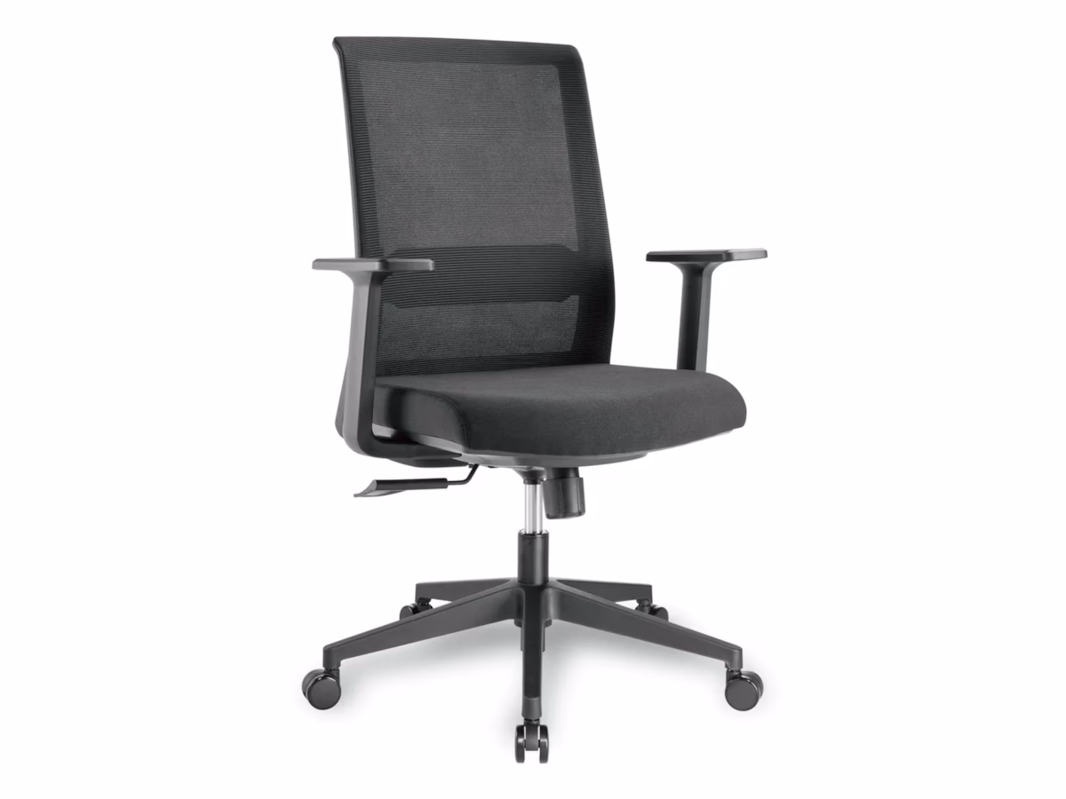 Kenson Kasper Light Kontorstol (sort)