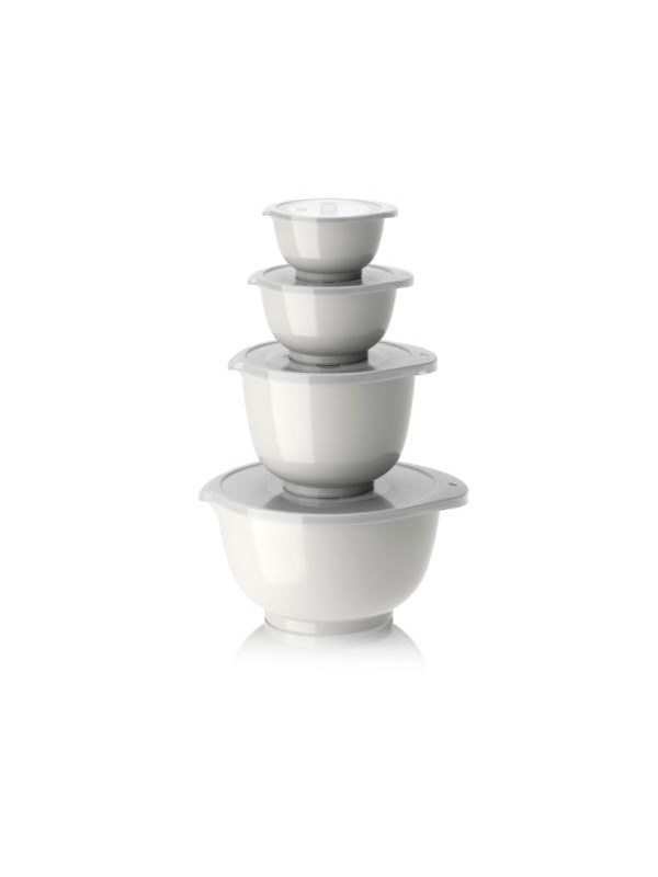 Rosti - Margrethe Bowls - Set of 4 + Lids (White)