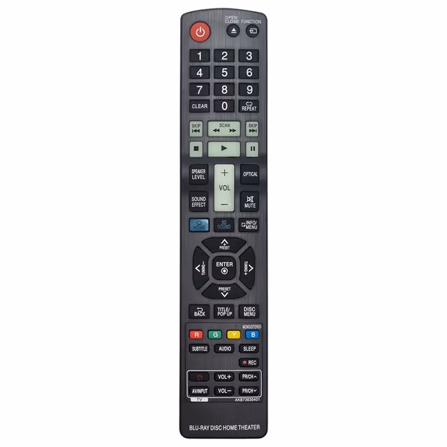 Fjernkontrollerstatning for AKB73635401 for LG Blu-ray DVD-spiller
