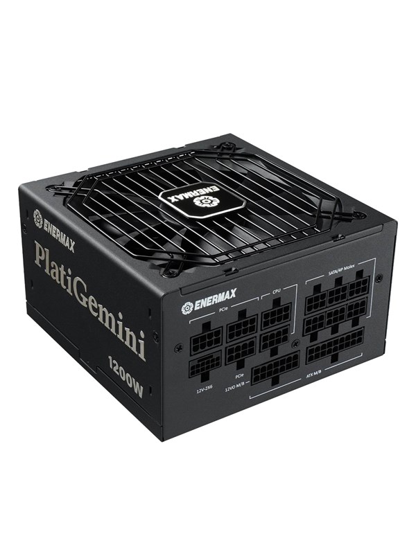 Enermax PlatiGemini Strømforsyning (PSU) - 1200 Watt - 135 mm - ATX 3.1 - 80 Plus Platinum sertifisert