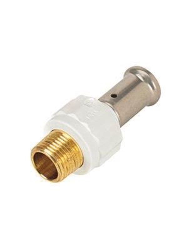 Henco straight male iron adapter 32 mm x 1