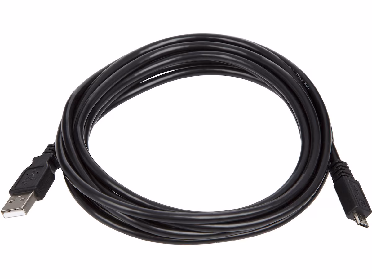 USB-A til USB Micro-B kabel 3m (sort)