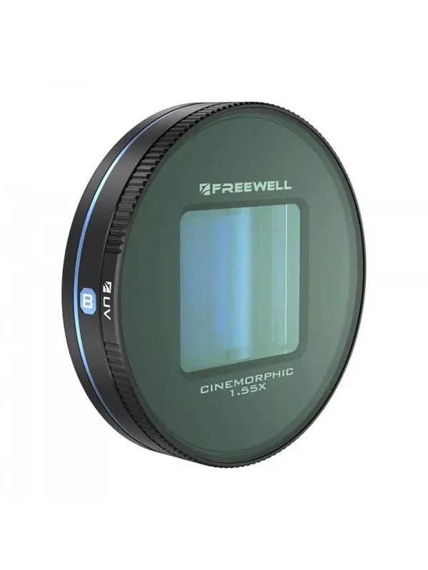 Freewell Blue Anamorphic Lens 1.55x for Galaxy and Sherp