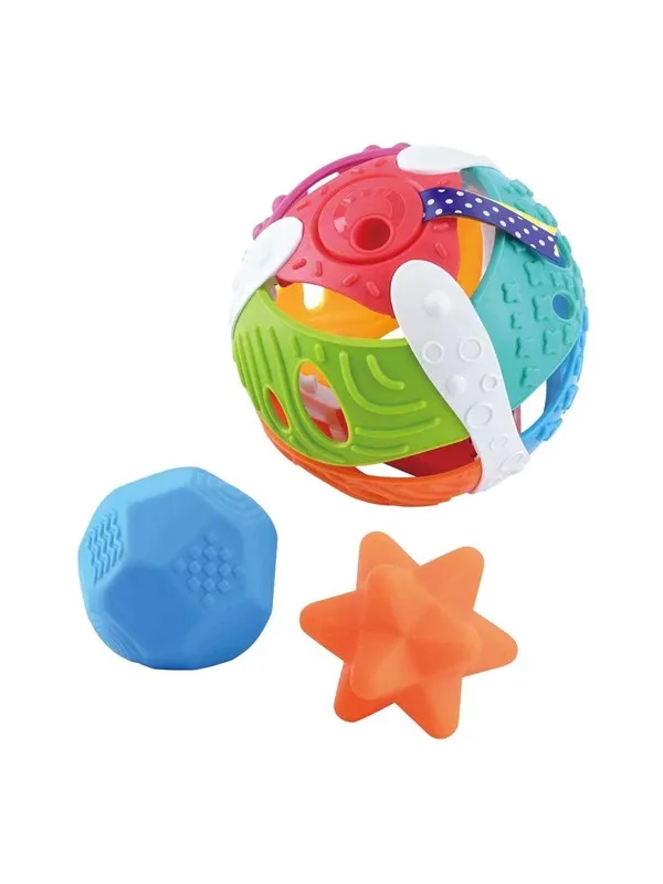 Playgo Shake and Roll Sensory Ball - 3pcs.