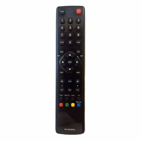 Fjernkontroll RC 300 / RC3000 - erstatningskontroll kompatibel med Thomson og TCL