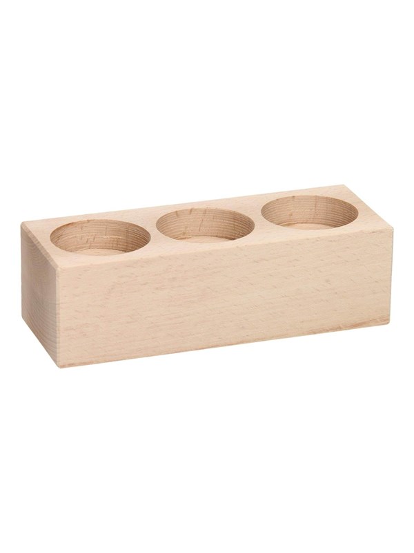 Playwood - Tealight holder Rectangle Beechwood
