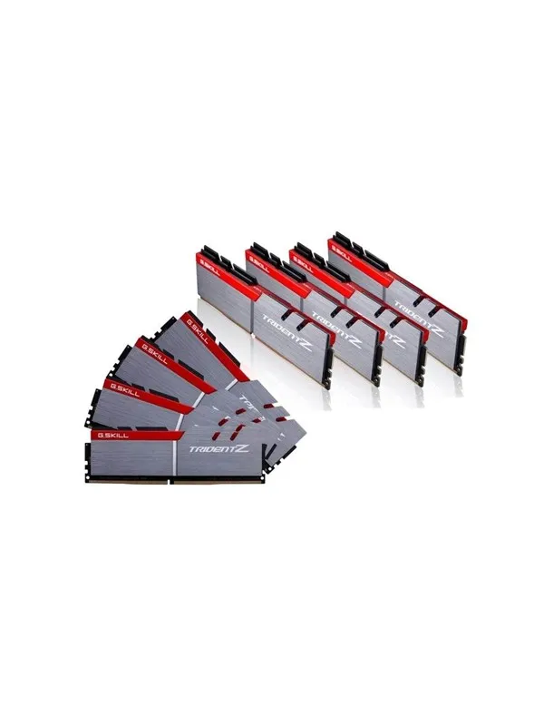 G.Skill Trident Z DDR4-3200 - 64GB - CL16 - Octa Channel (8 pcs) - Intel XMP - Sølv