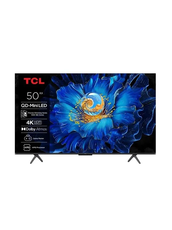 TCL Flatskjerm-TV 50C61KS 50" QD-MiniLED 4K GoogleTV 120Hz Dolby