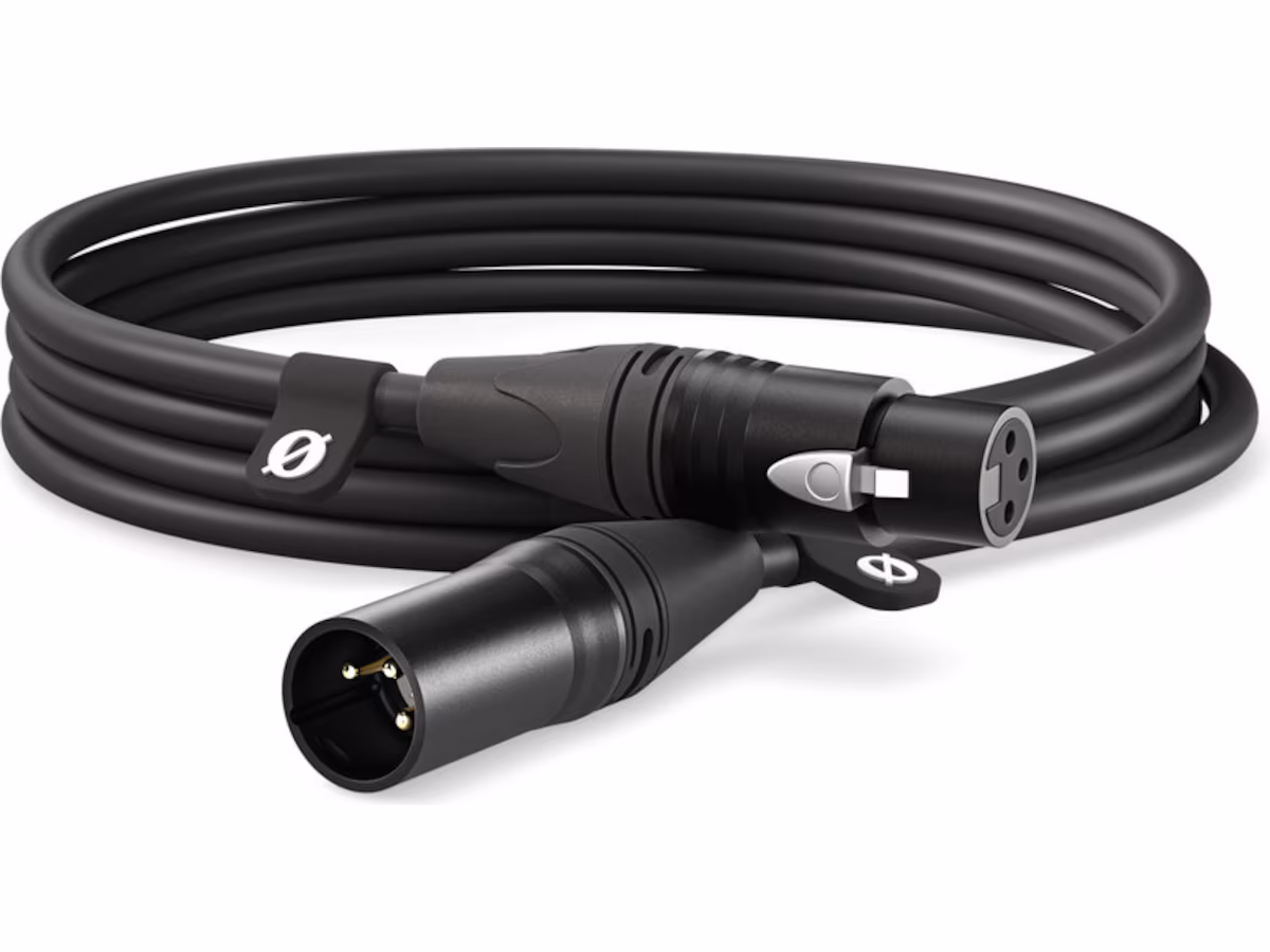 Røde XLR kabel 3m (sort)
