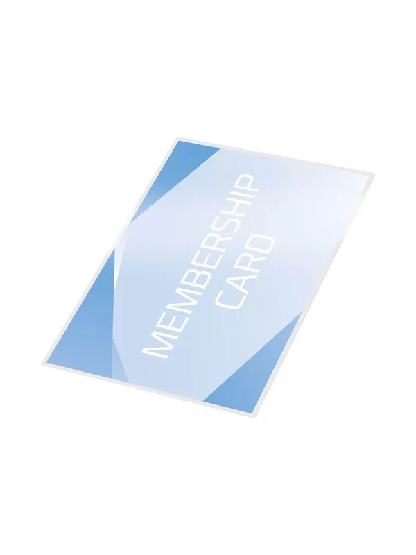 GBC Card Laminating Pouch - 100-pack - glossy - 65 x 95 mm - lamination pouches