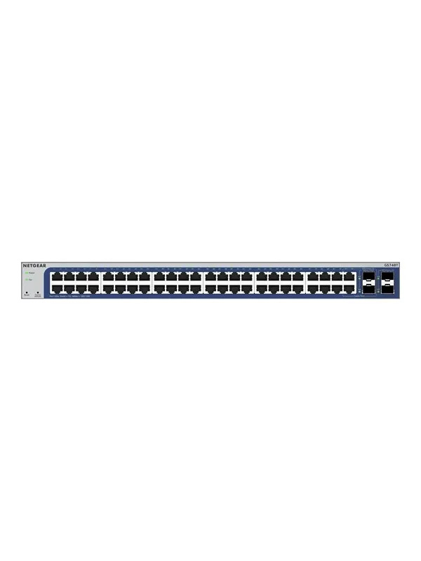 Netgear GS748T - V6 - switch - 48 ports - smart - rack-mountable